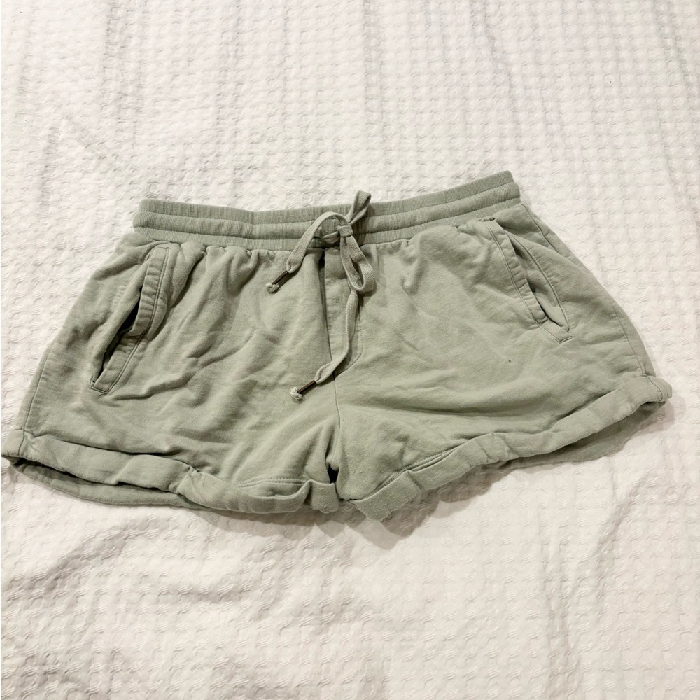 Young fabulous & broke green shorts